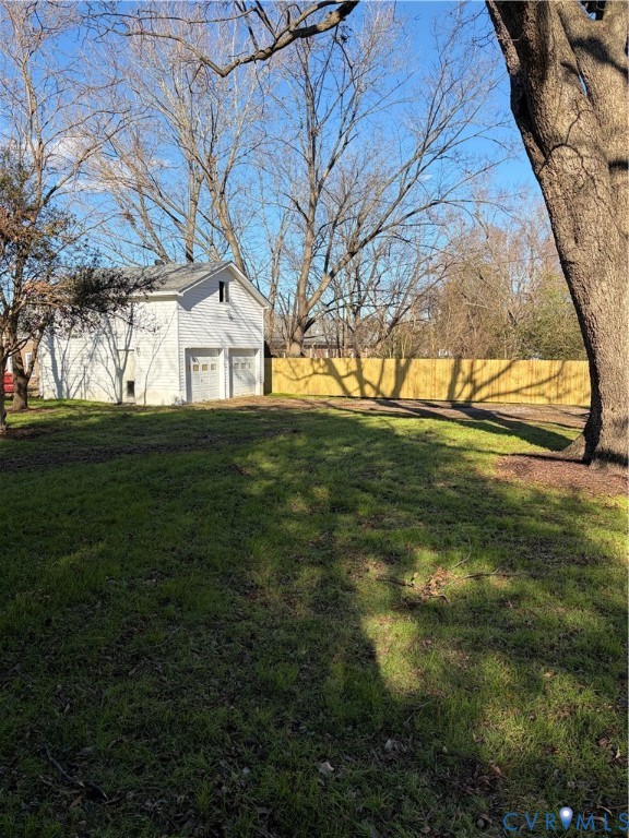 3315 Virginia Street Hopewell, VA 23860 - Photo 5 of 49 View of side yard facing the large 2 car+ garage