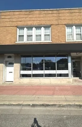 a view of a large building