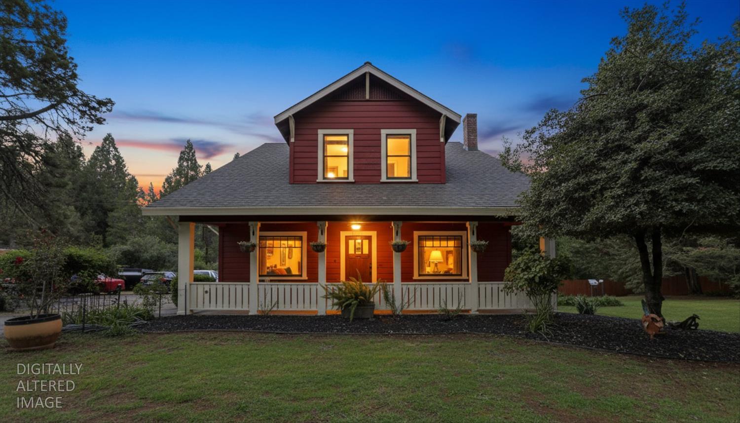 12562 Rough And Ready Highway Grass Valley, CA 95945 - Photo 4 of 99 a front view of a house with a yard