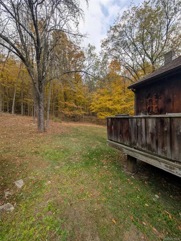 a view of wooden fence