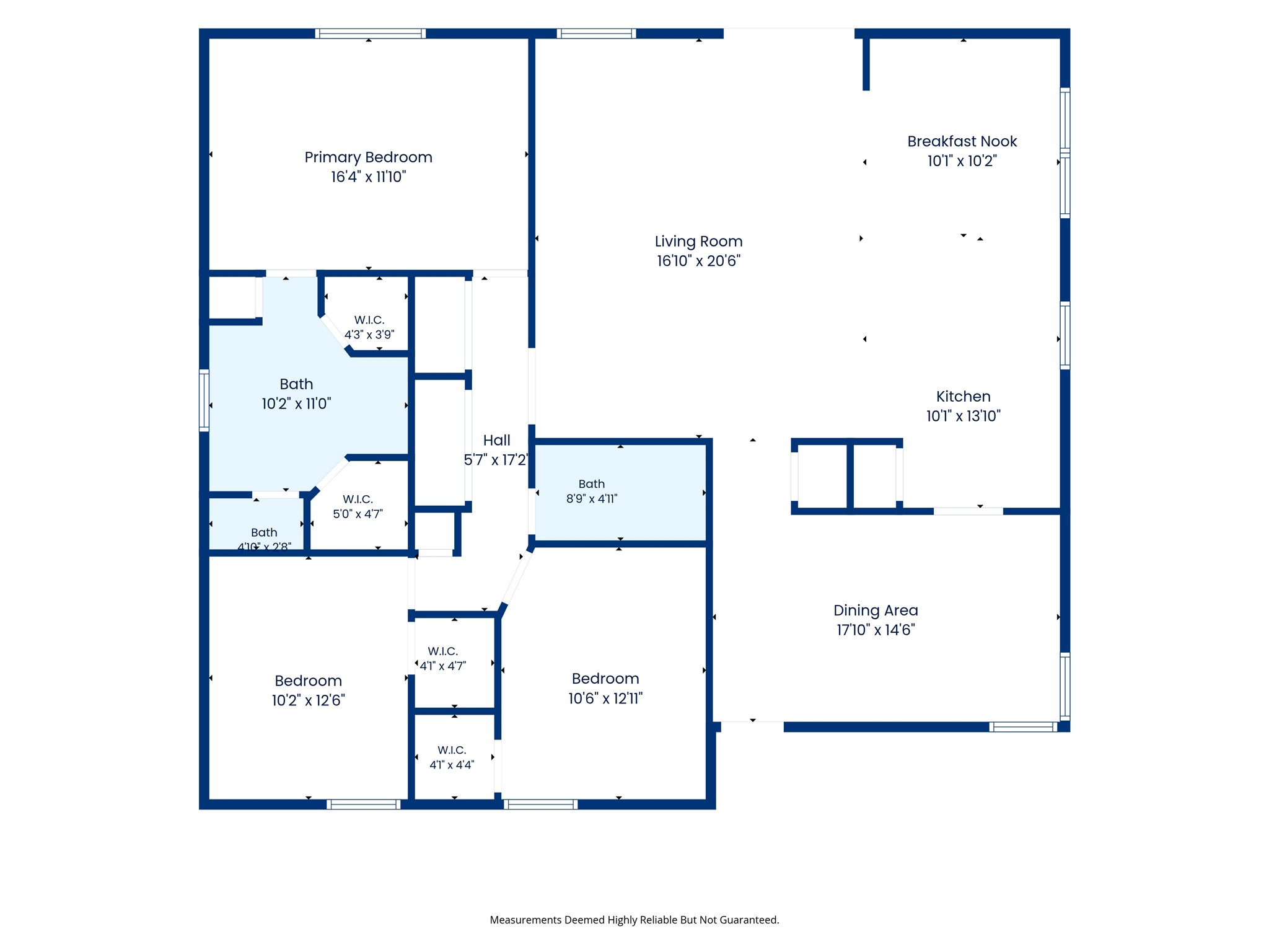 1900 Rampart Circle Austin, TX 78727 - Photo 12 of 12 A detailed layout illustrates the thoughtful arrangement of bedrooms and living spaces.