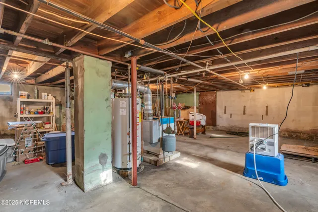 a view of storage and utility room