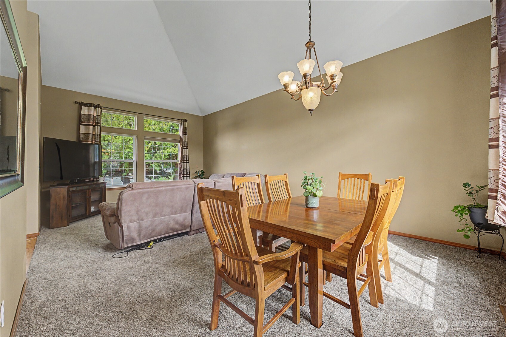 1929 Hideaway Place Wenatchee, WA 98801 - Photo 12 of 35 a view of a dining room with furniture window and outside view