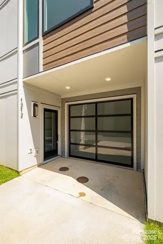 a view of a house with a garage