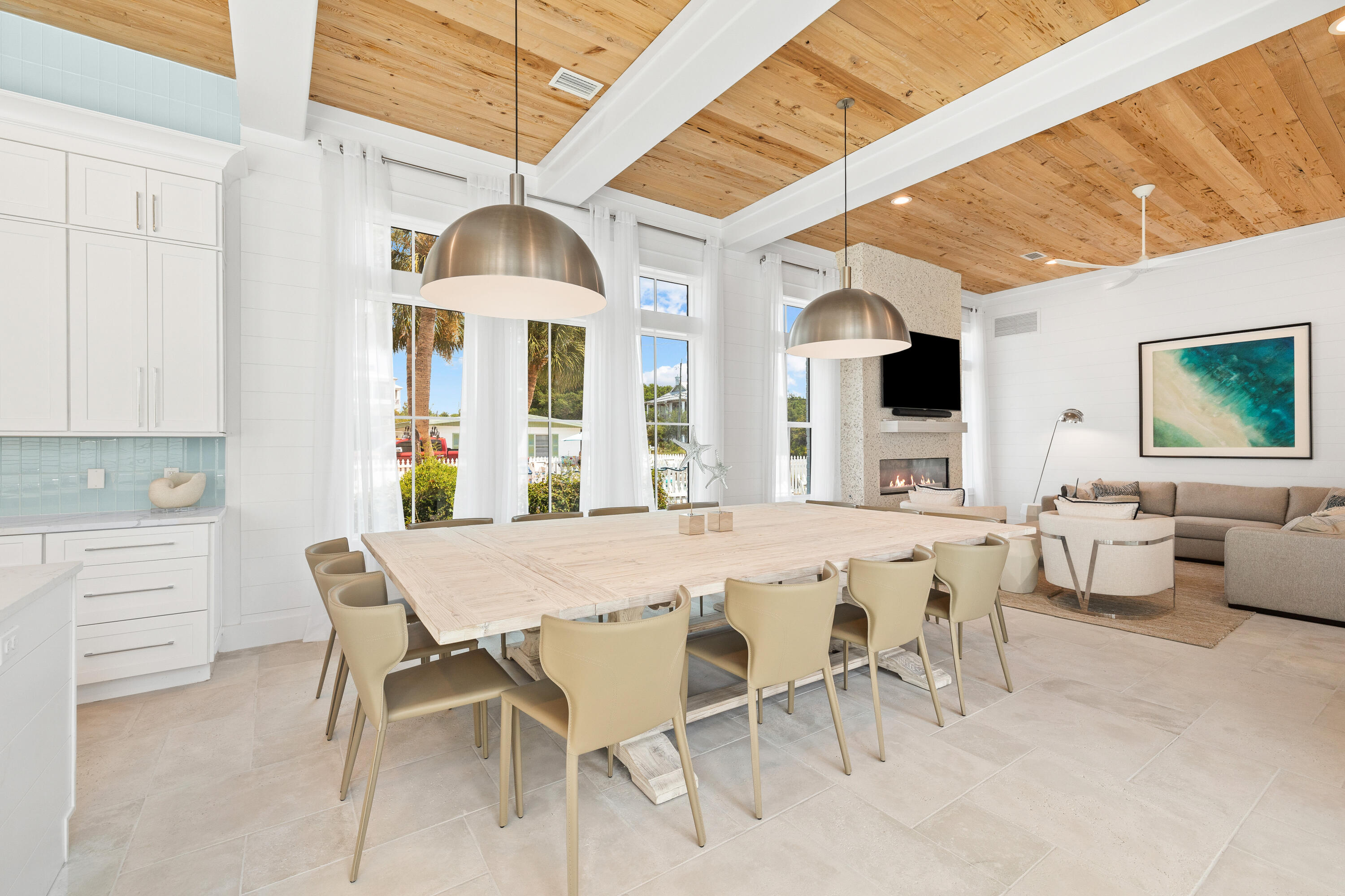 196 South Wall Street Inlet Beach, FL 32461 - Photo 21 of 85 a view of a dining room with furniture window and outside view