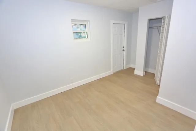 an empty room with a empty space