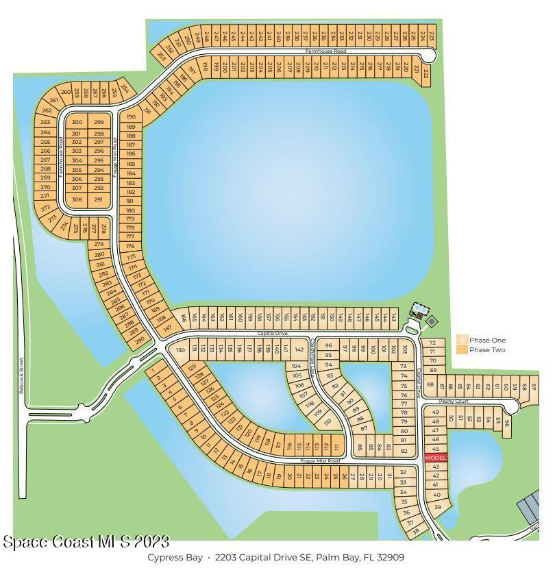 1984 Farmhouse Road Southeast Palm Bay, FL 32909 - Photo 25 of 32 CYPRESS BAY SITEMAP