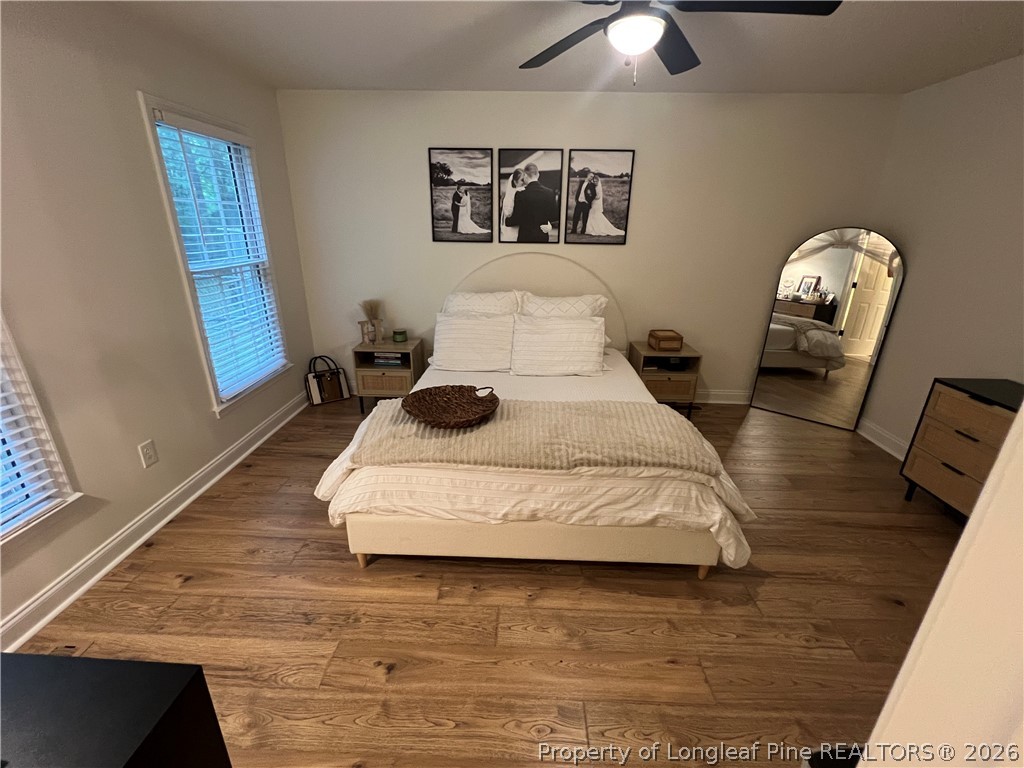 169 Bradshaw Road Bladenboro, NC 28320 - Photo 15 of 34 a bedroom with a bed and a painting on the wall