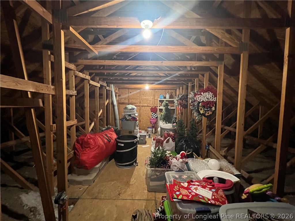 169 Bradshaw Road Bladenboro, NC 28320 - Photo 30 of 34 a view of a storage room with a lot of stuff