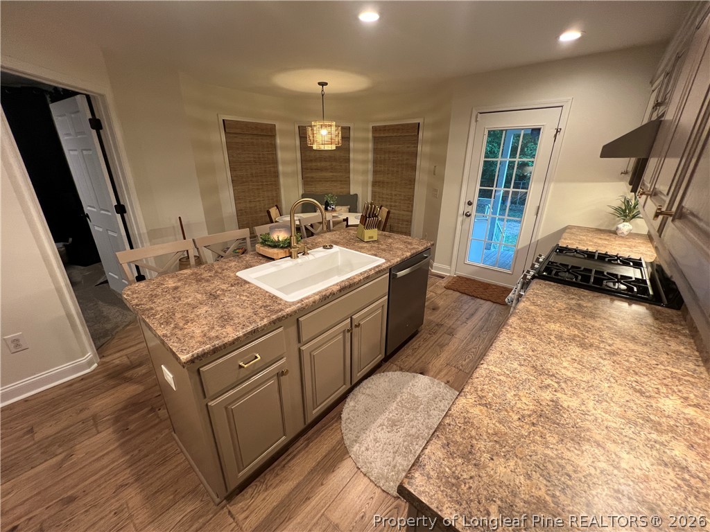 169 Bradshaw Road Bladenboro, NC 28320 - Photo 8 of 34 a spacious bathroom with a granite countertop sink and a mirror
