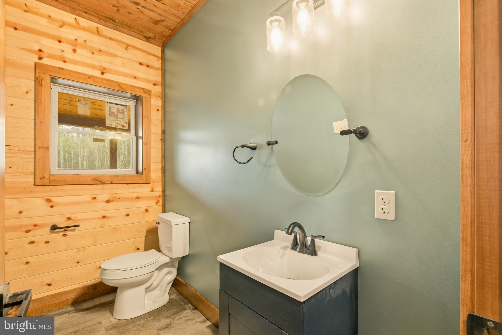 45 Nature Run McHenry, MD 21541 - Photo 10 of 39 a bathroom with a sink mirror and toilet
