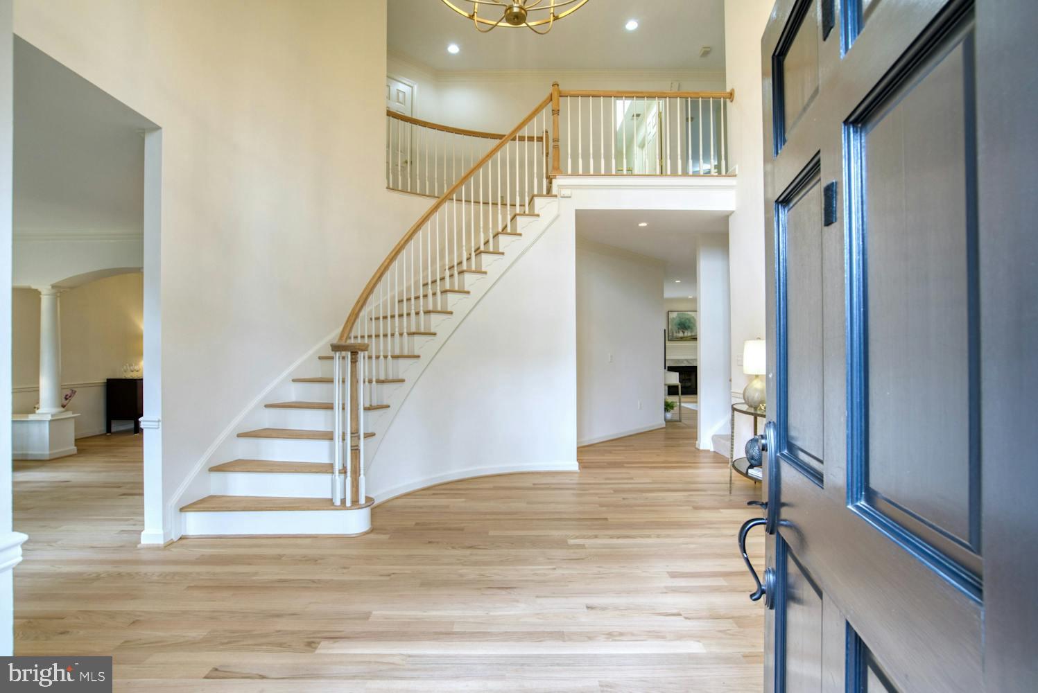 1702 South Arlington Ridge Road Arlington, VA 22202 - Photo 3 of 49 a view of entryway and hall with wooden floor