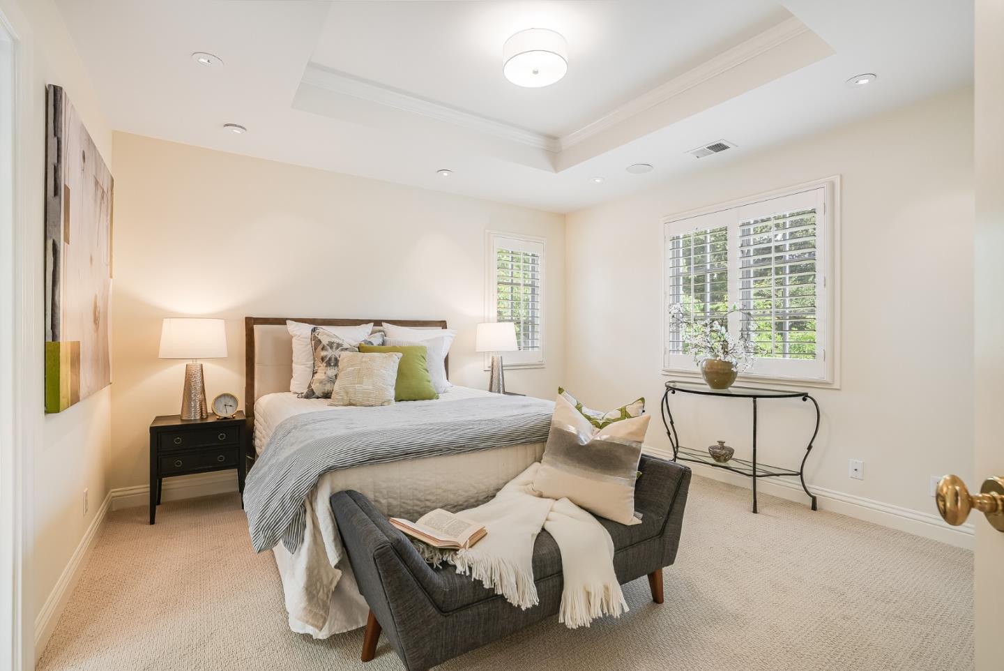 75 Riordan Place Menlo Park, CA 94025 - Photo 29 of 55 a bedroom with a bed and a window