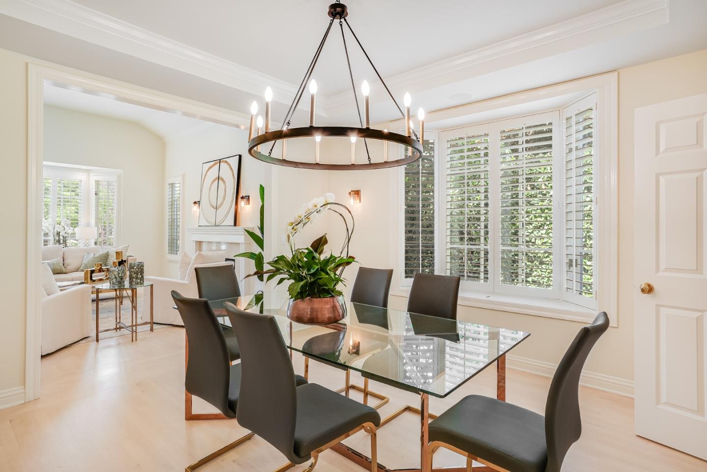 75 Riordan Place Menlo Park, CA 94025 - Photo 10 of 55 a dining room with furniture window and wooden floor