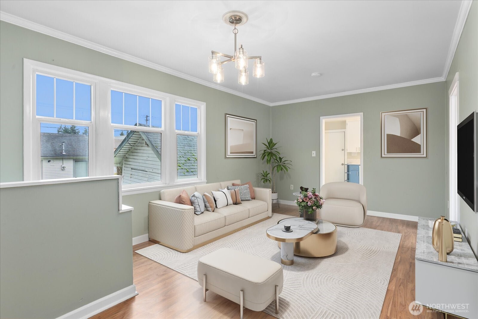 1016 Rockefeller Avenue Everett, WA 98201 - Photo 3 of 29 a living room with furniture and a large window