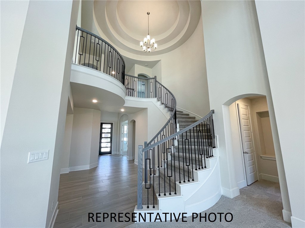 112 Bull Rdg Trail Georgetown, TX 78628 - Photo 1 of 1 a view of entryway and hall with wooden floor