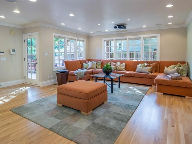 45 Clark Drive San Mateo, CA 94401 - Photo 15 of 49 a living room with furniture window and wooden floor