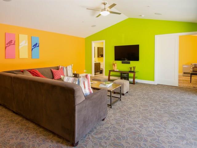 45 Clark Drive San Mateo, CA 94401 - Photo 38 of 49 a living room with furniture and a flat screen tv