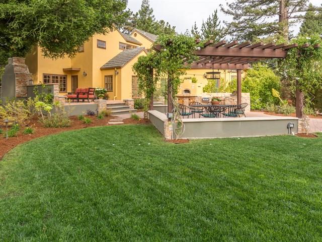 45 Clark Drive San Mateo, CA 94401 - Photo 44 of 49 a view of a house with a backyard porch and sitting area