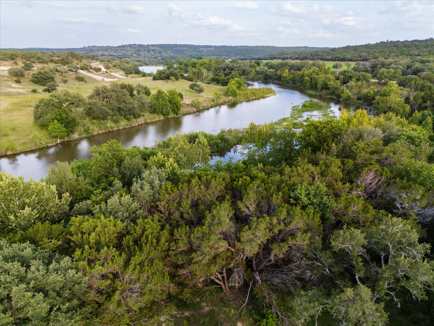 Lot 7 Byrd Ranch Road Johnson City, TX 78636 - Photo 20 of 25 a view of a city and lake view