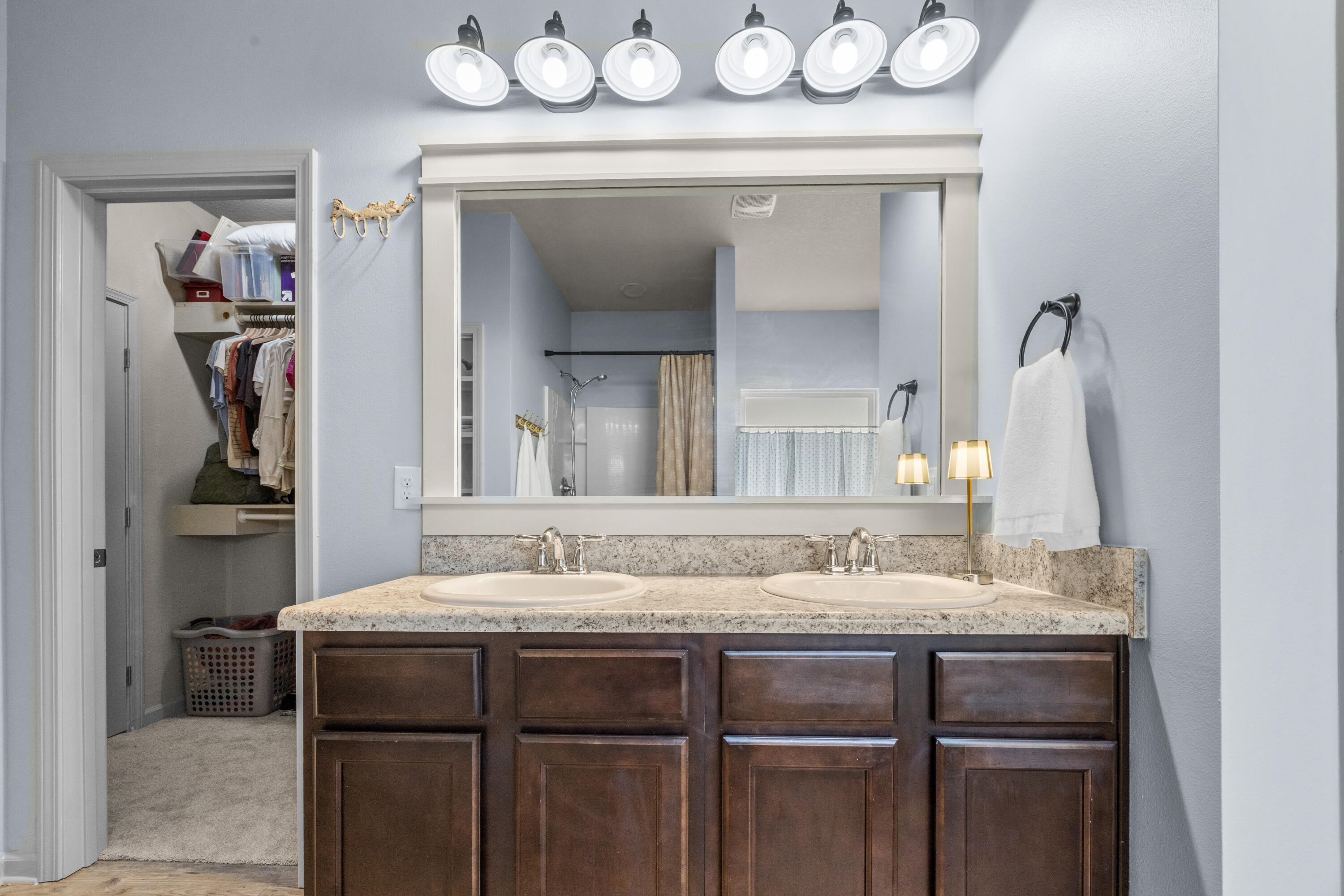 110 Cornelia Street Freeport, FL 32439 - Photo 42 of 60 a bathroom with a sink vanity and mirror