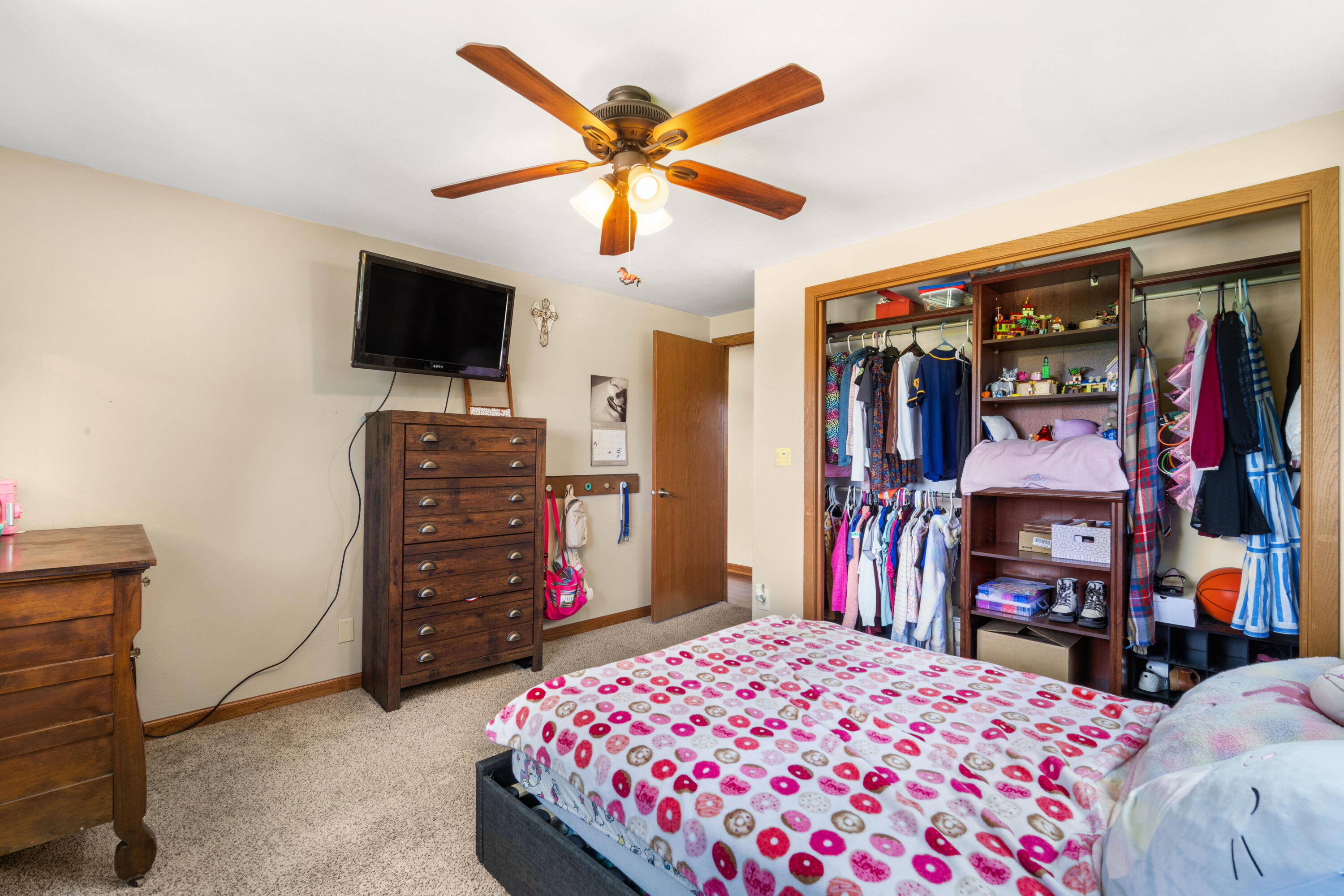 N1315 Cranberry Road Scott, WI 53001 - Photo 12 of 28 Upper Bedroom 1