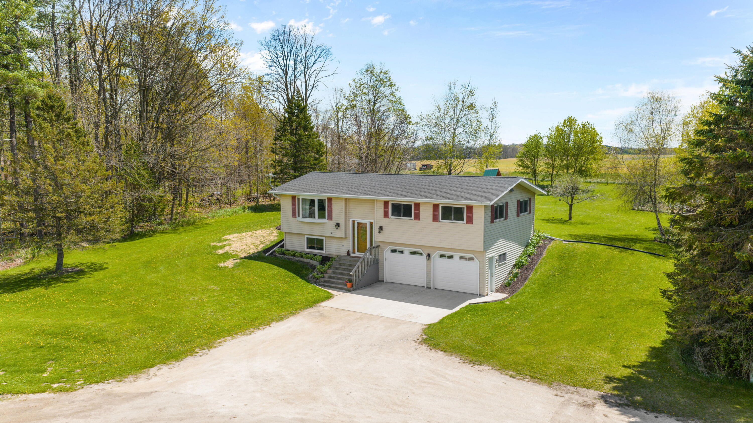 N1315 Cranberry Road Scott, WI 53001 - Photo 2 of 28 Aerial Front View