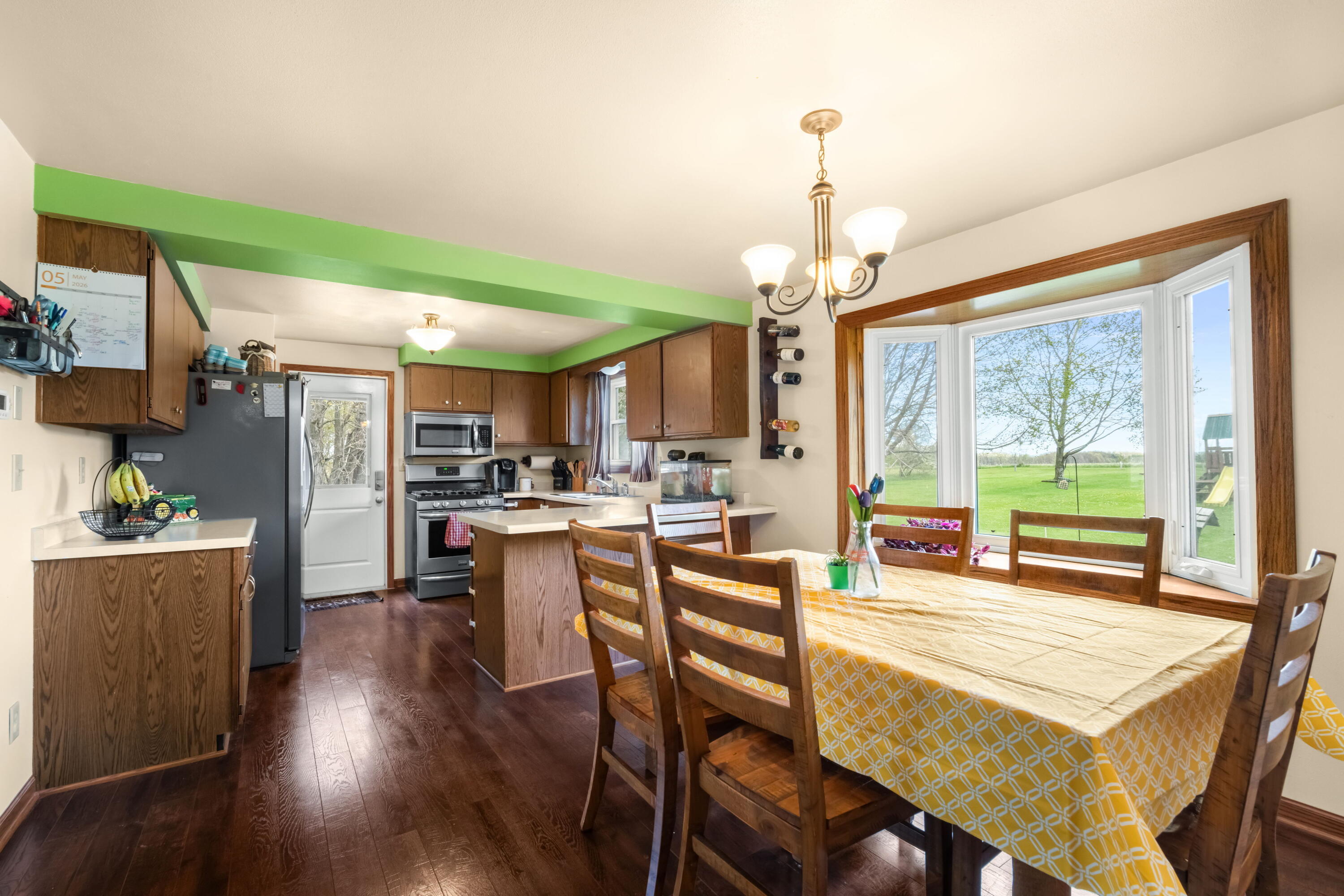 N1315 Cranberry Road Scott, WI 53001 - Photo 6 of 28 Dining to Kitchen