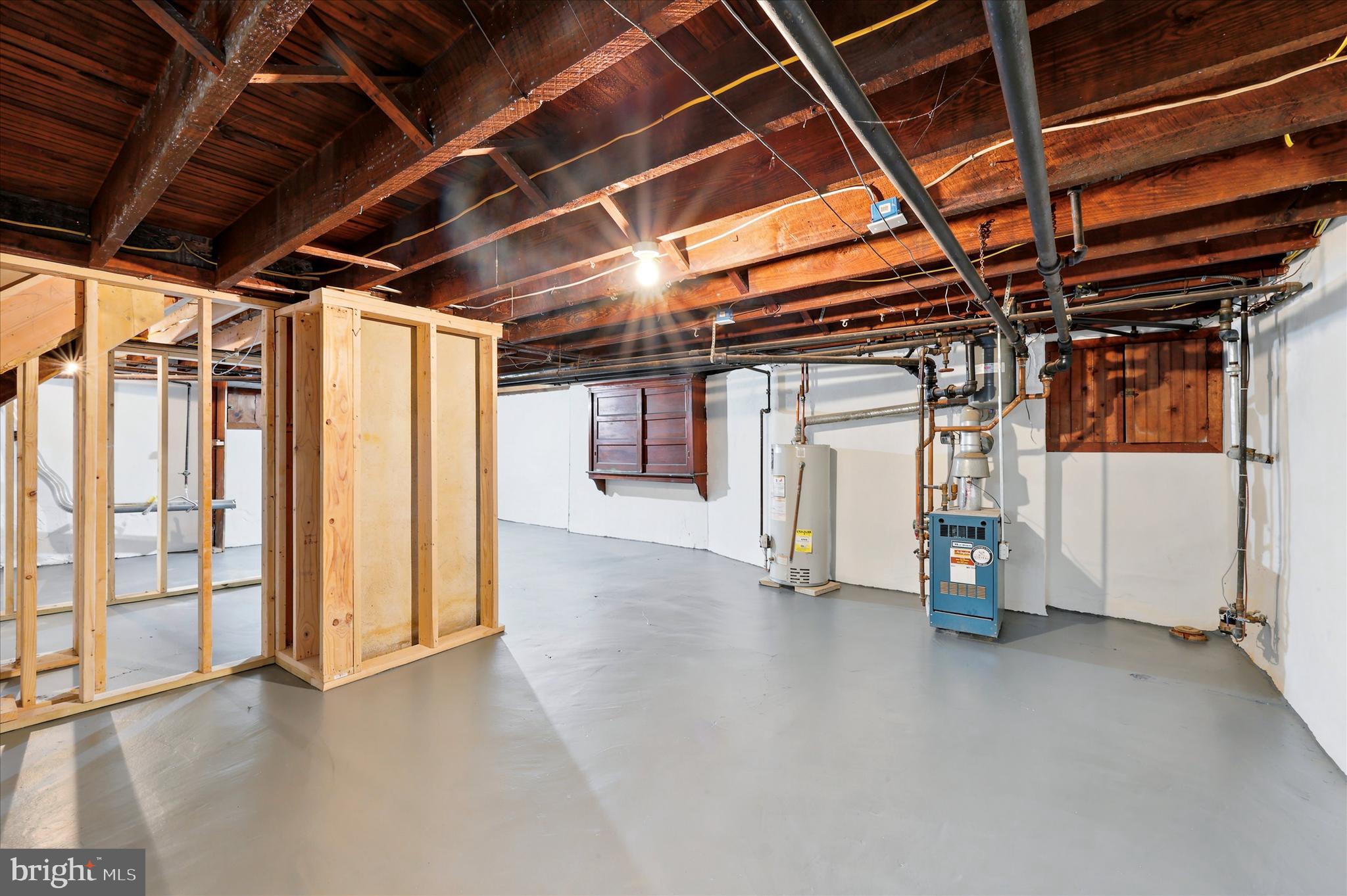 7208 Hilltop Road Upper Darby, PA 19082 - Photo 25 of 28 a view of an empty room with wooden roof