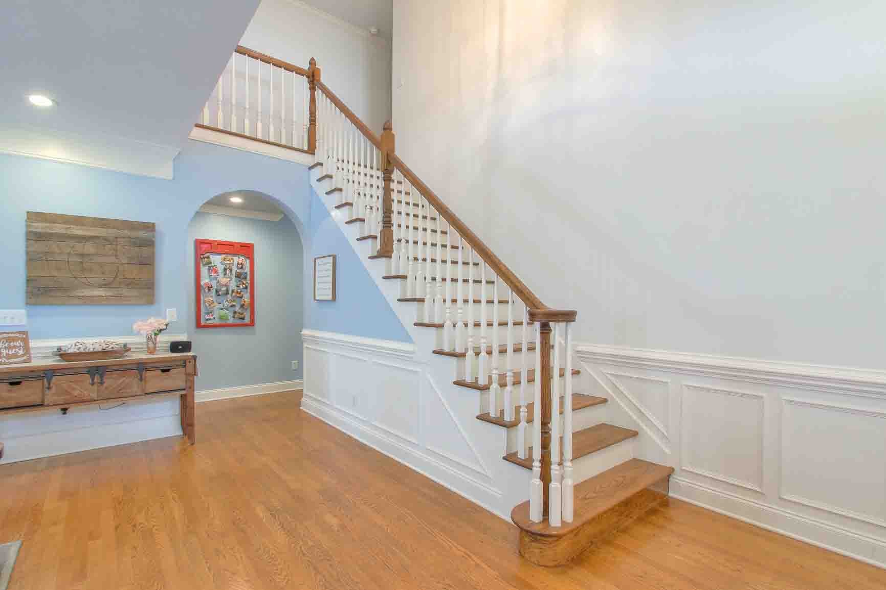 206 Polk Pl Drive Franklin, TN 37064 - Photo 6 of 47 a view of entryway and hall with wooden floor