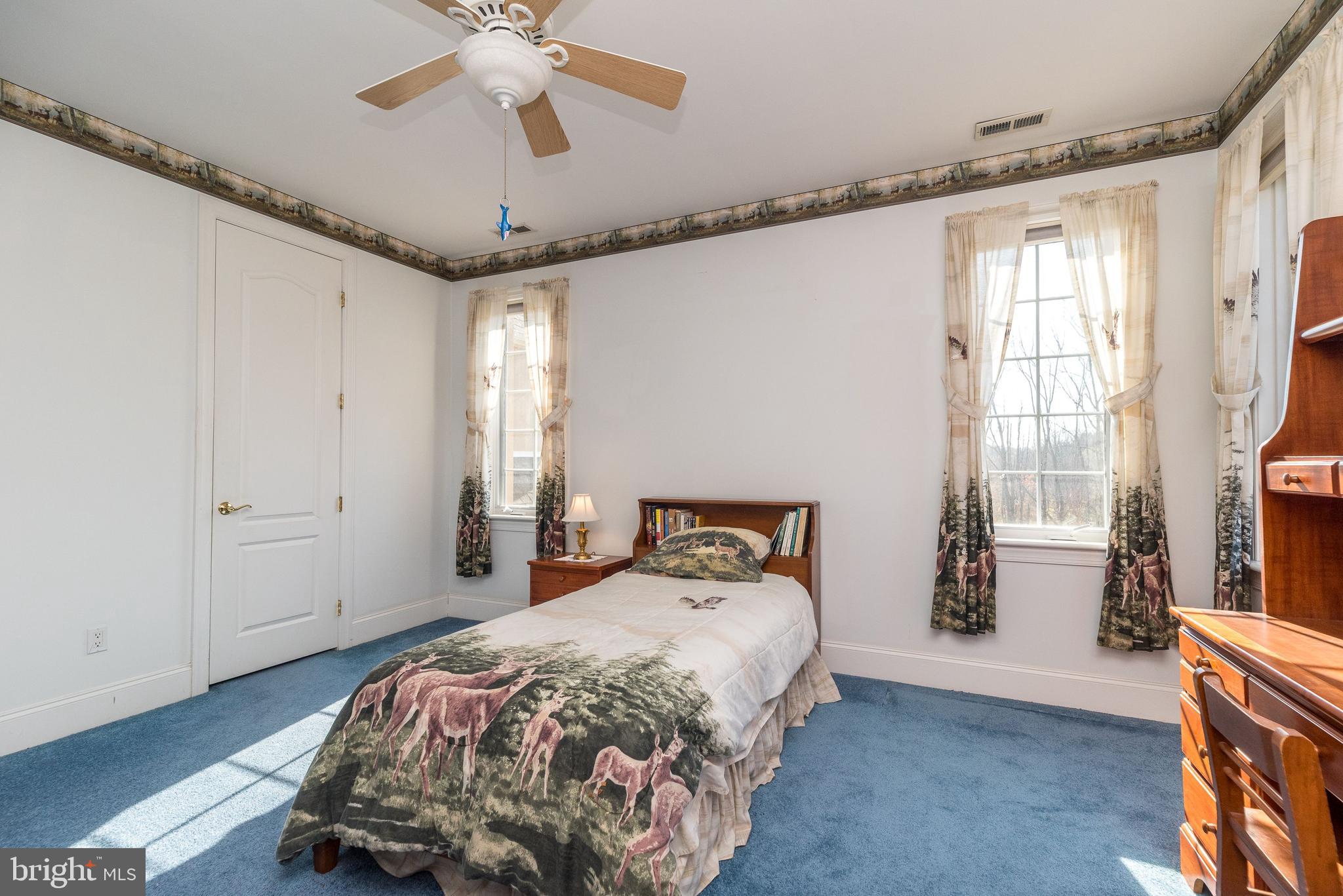 246 Rue St Andre Chalfont, PA 18914 - Photo 67 of 81 a bedroom with a bed and a chandelier