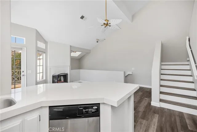 a utility room with a sink a washer and dryer