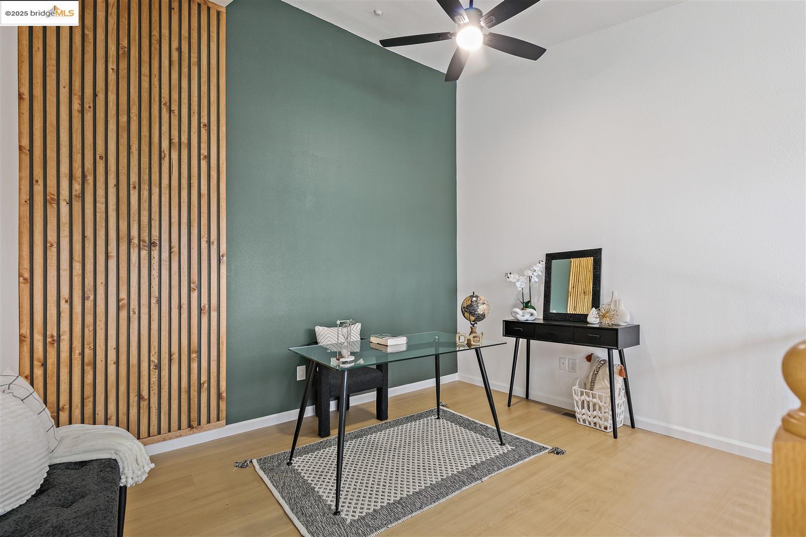 4153 Clarinbridge Circle Dublin, CA 94568 - Photo 28 of 60 Home office with light wood-type flooring and ceiling fan