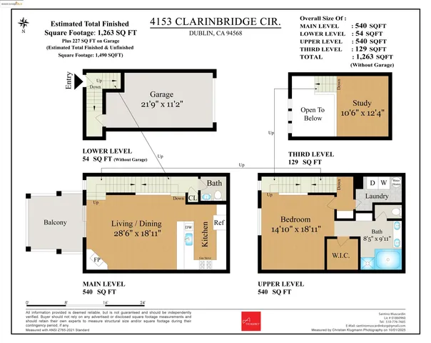 $629,000 | 4153 Clarinbridge Circle, Dublin, CA 94568
