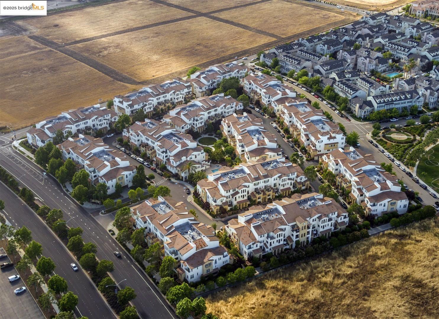 4153 Clarinbridge Circle Dublin, CA 94568 - Photo 57 of 60 an aerial view of residential houses with outdoor space
