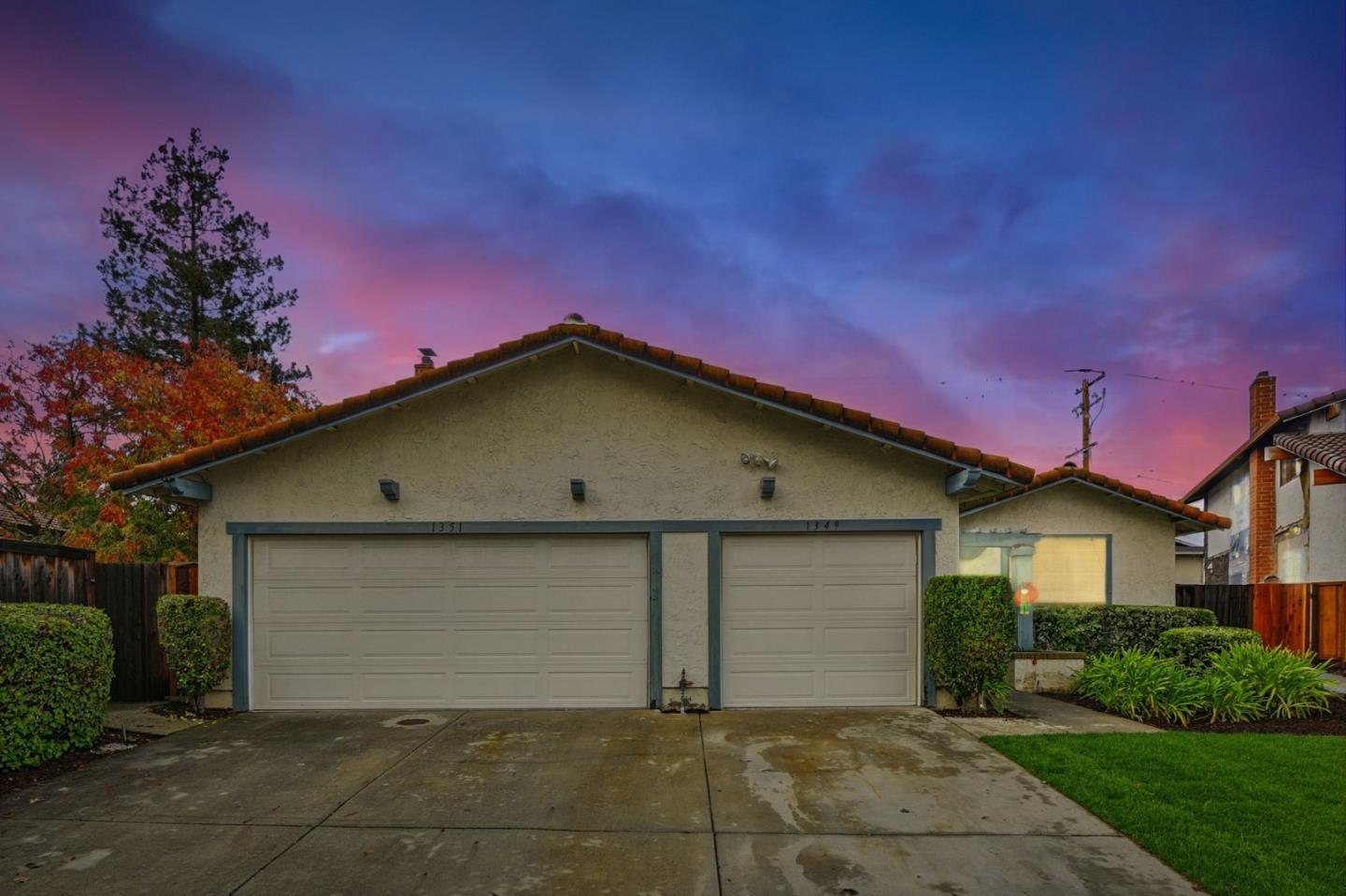1349 Coniston Court San Jose, CA 95118 - Photo 40 of 55 a front view of a house with a yard and garage