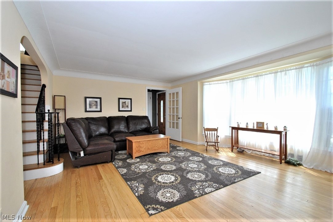 2328 Traymore Road Cleveland, OH 44118 - Photo 3 of 25 Living room with hardwood flooring and neutral decor