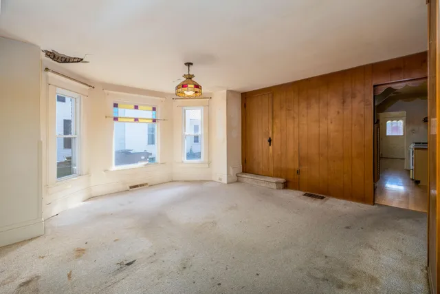 wooden floor in an empty room