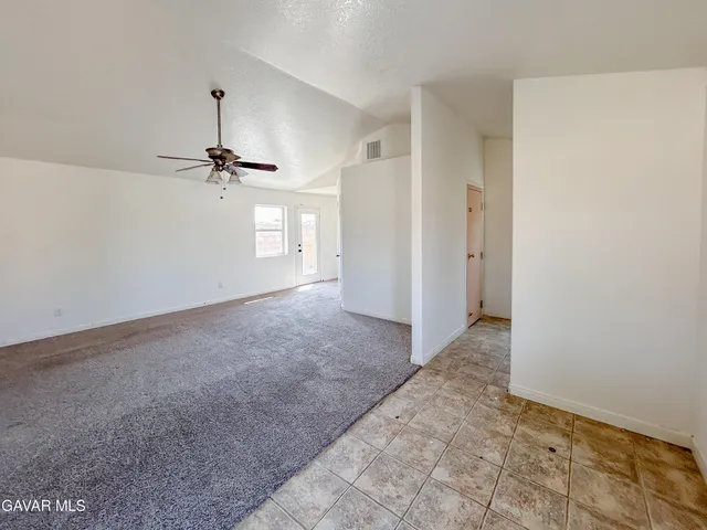 a view of empty room