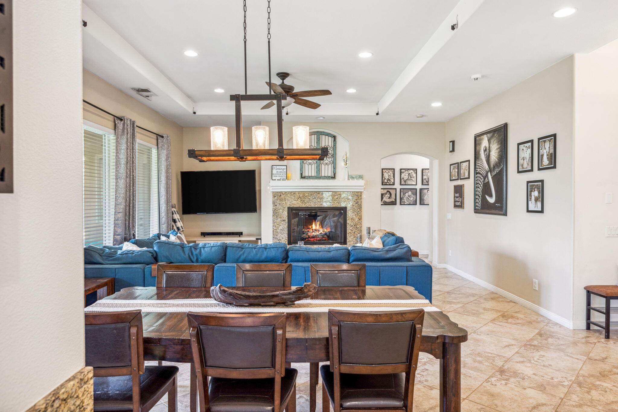 79040 Shadow Trail La Quinta, CA 92253 - Photo 22 of 69 a view of a dining room with furniture window and wooden floor