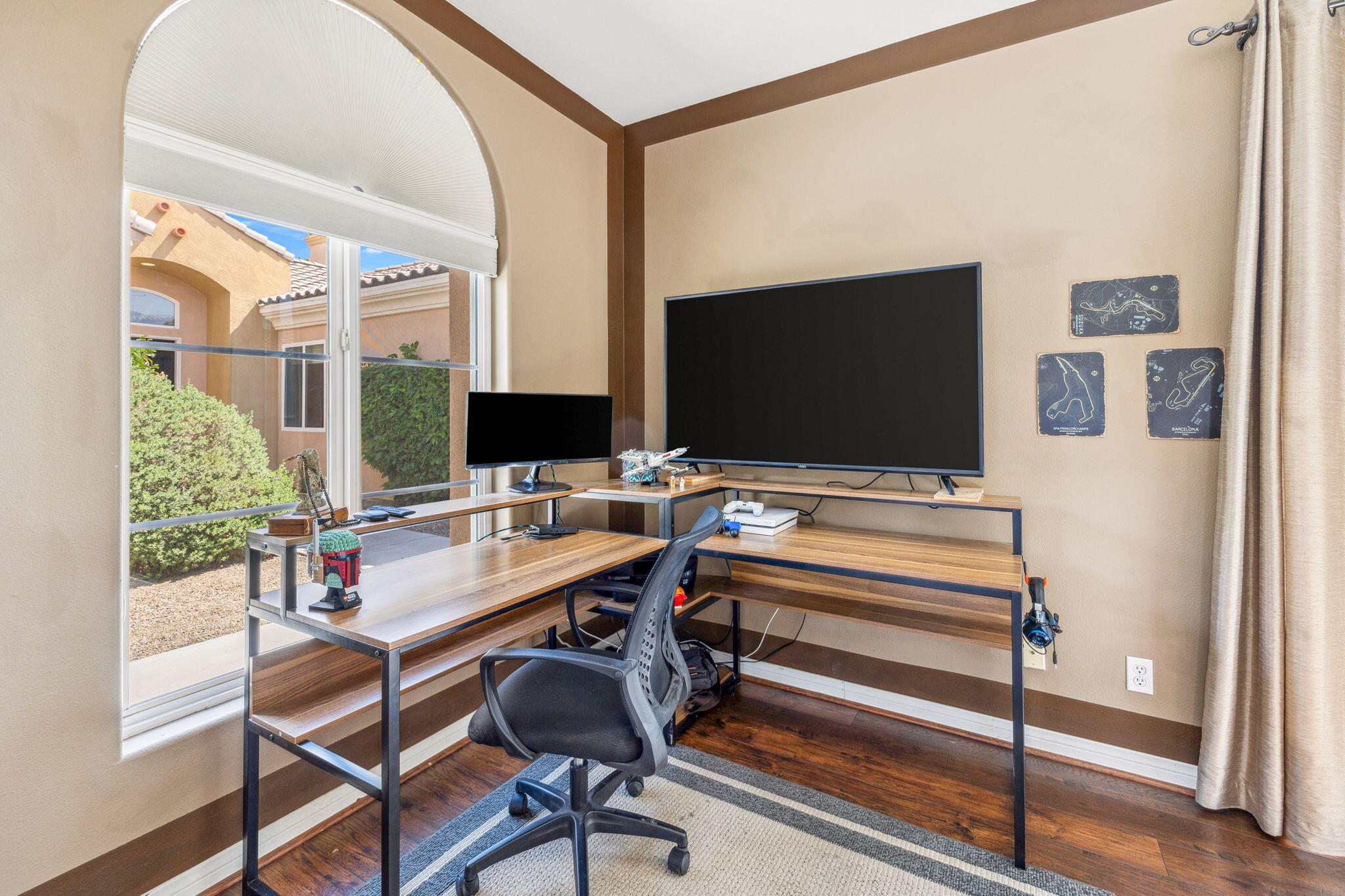79040 Shadow Trail La Quinta, CA 92253 - Photo 61 of 69 a view of a workspace with furniture and a window