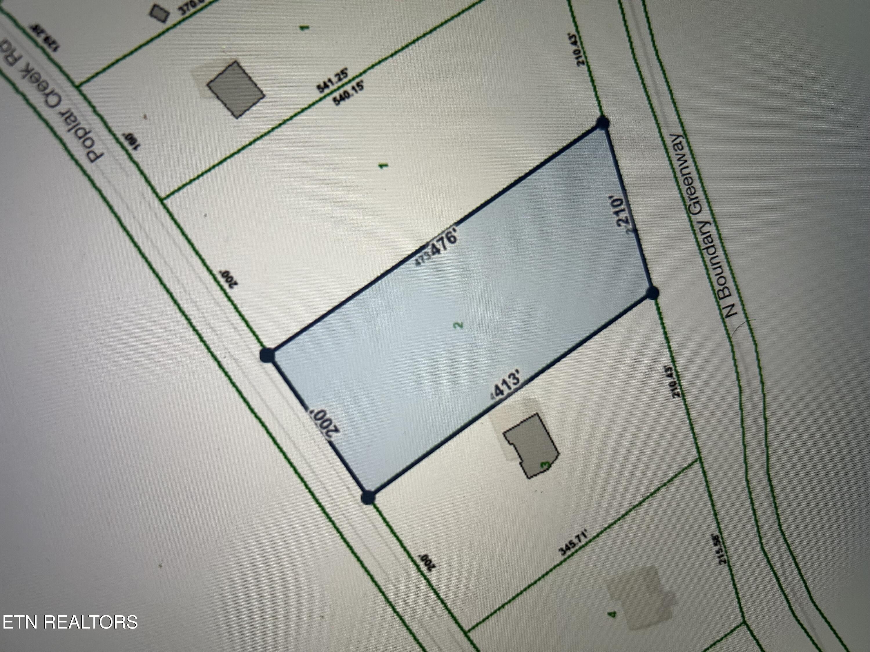 Creek Road Oliver Springs, TN 37840 - Photo 1 of 2 lot dimensions
