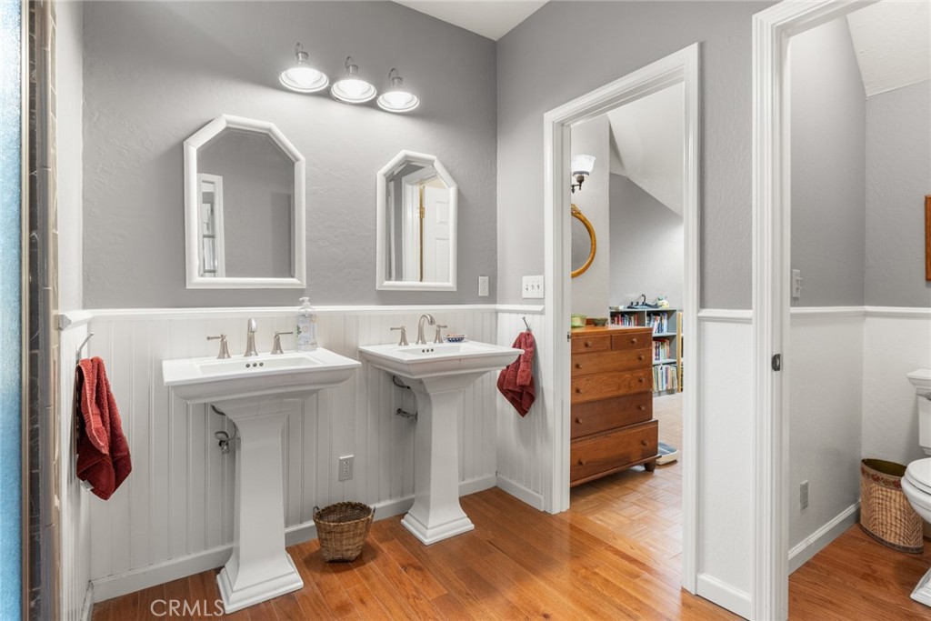 5555 Platt Mountain Road Forest Ranch, CA 95942 - Photo 23 of 55 a bathroom with a sink and a mirror