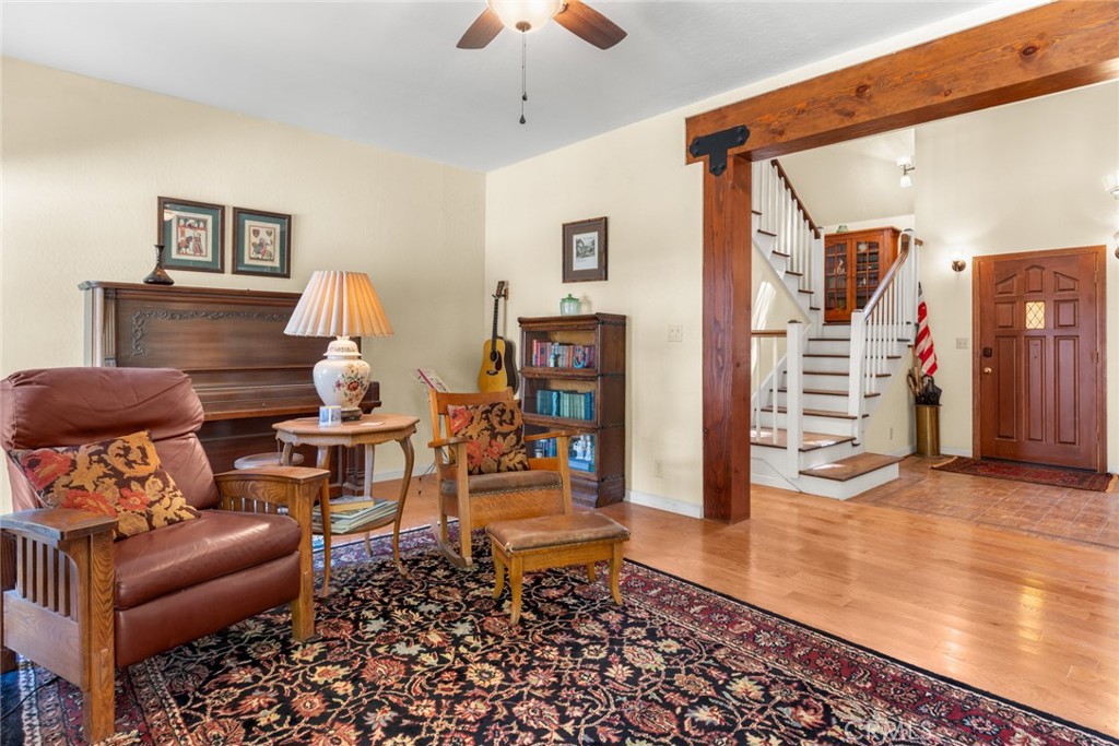 5555 Platt Mountain Road Forest Ranch, CA 95942 - Photo 4 of 55 a living room with furniture and wooden floor