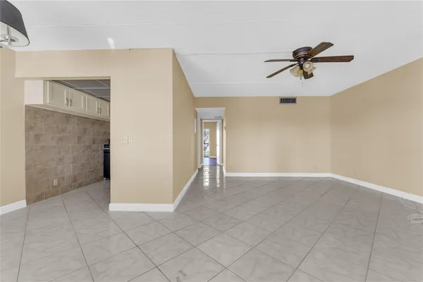 a view of a bathroom from the hallway