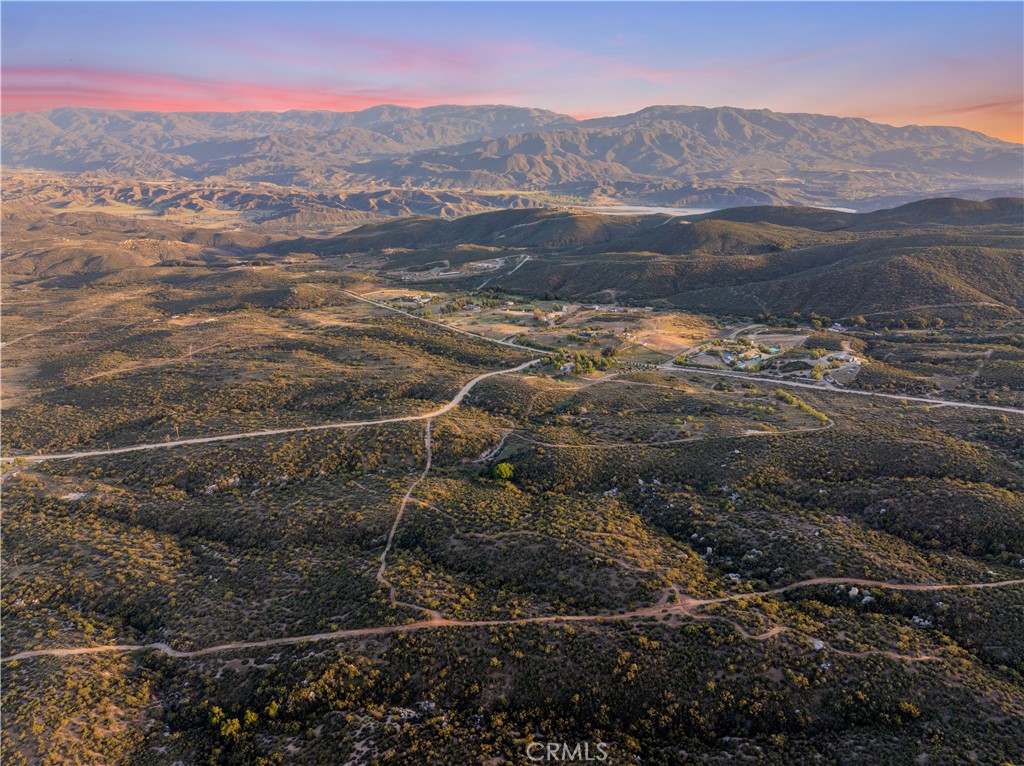 0 El Pequito Road Hemet, CA 92544 - Photo 5 of 15 Panoramic aerial view, showcasing the surrounding valleys, rolling Hills and dramatic mountain backdrop