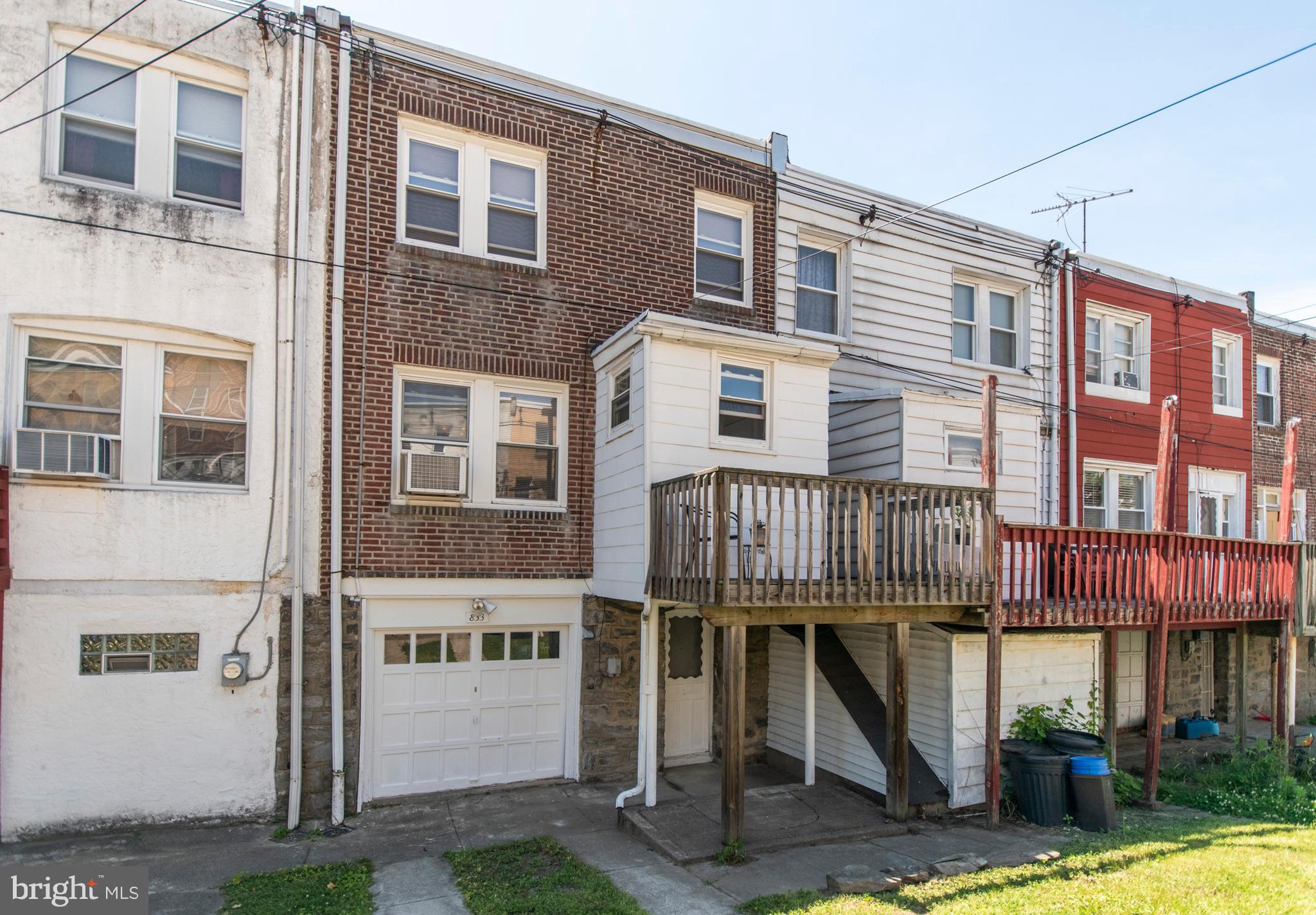 833 Atwood Road Philadelphia, PA 19151 - Photo 20 of 20 Rear of house, garage, and deck