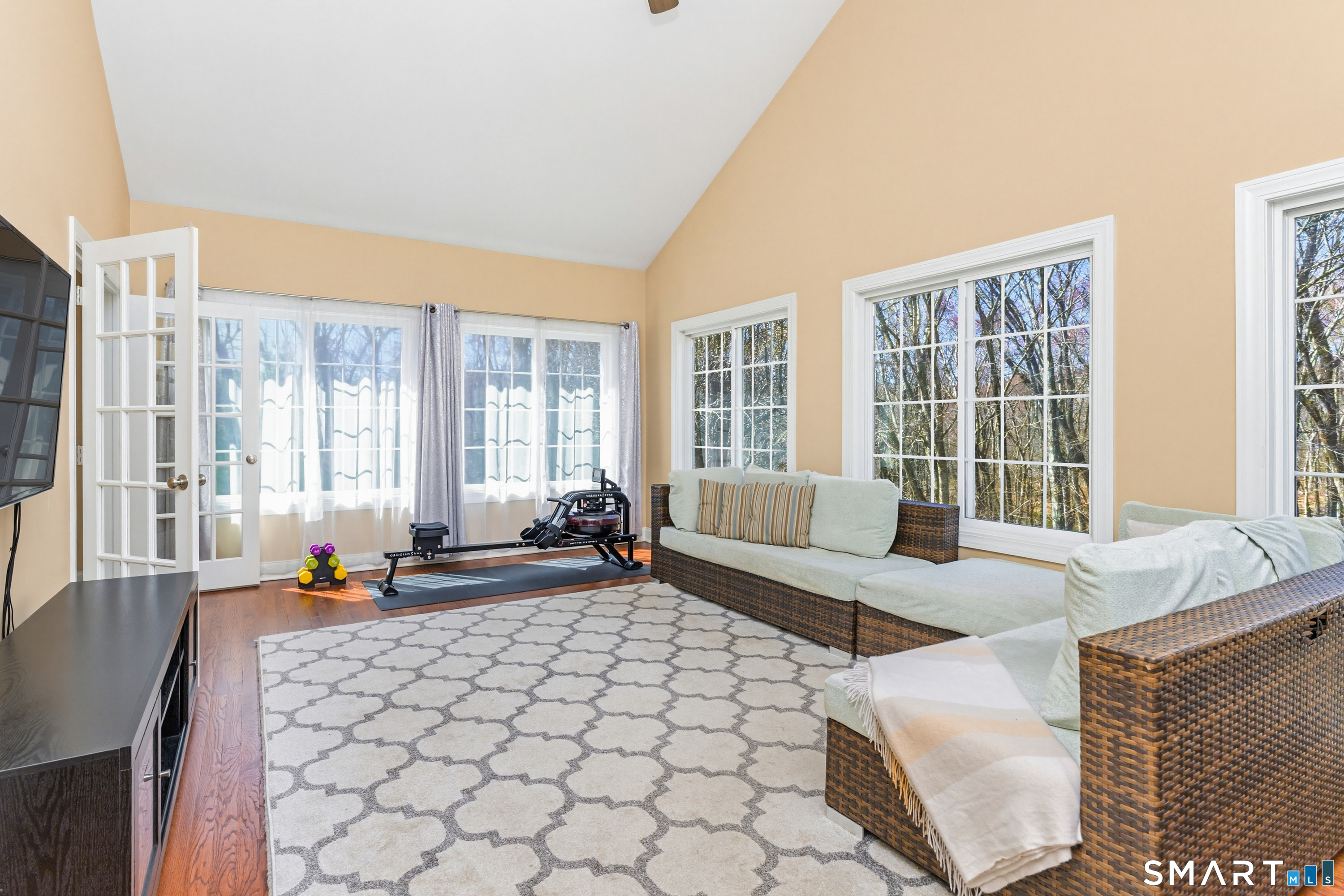 30 Block Farm Road Monroe, CT 06468 - Photo 13 of 40 a living room with furniture and large windows