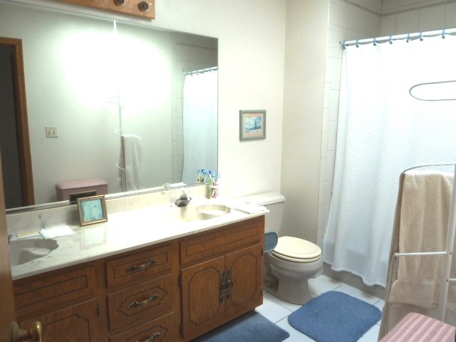1377 Lilac Lane Addison, IL 60101 - Photo 17 of 21 a bathroom with a sink and a mirror