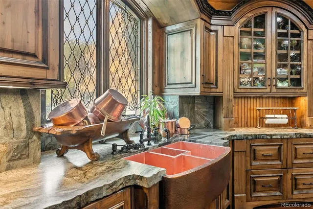 a close view of stove